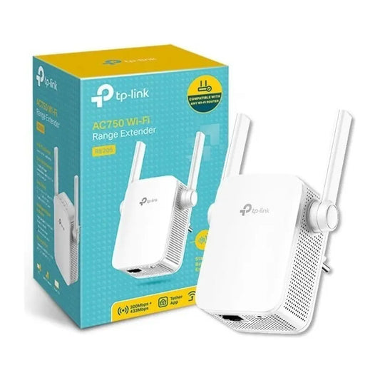 Extensor Repetidor Wifi Dual Band Ac750 Tp-link Re205 Color Blanco