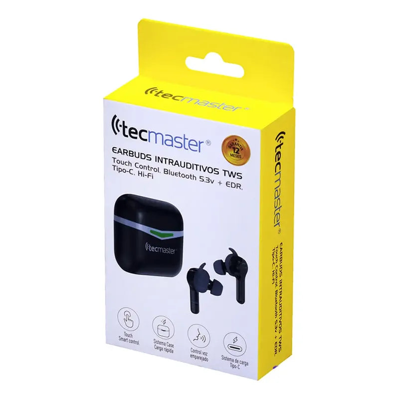 Audifonos Inalambricos Earbuds Tm-300520 Negro