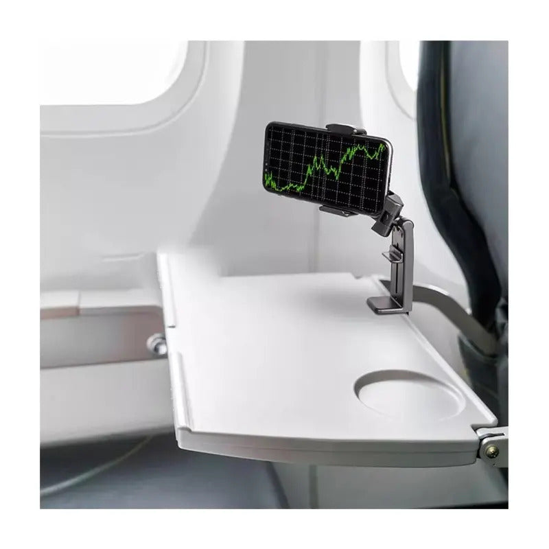 Soporte Para Teléfono De Avión Multidireccional Rotación Negro