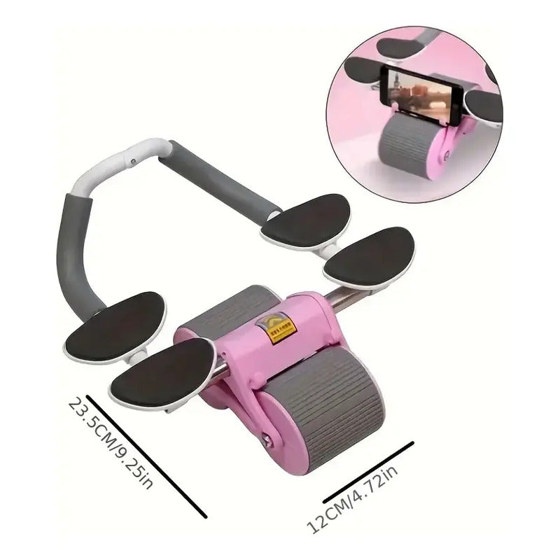 Rueda Abdominal, Soporte Para Codos Rosa