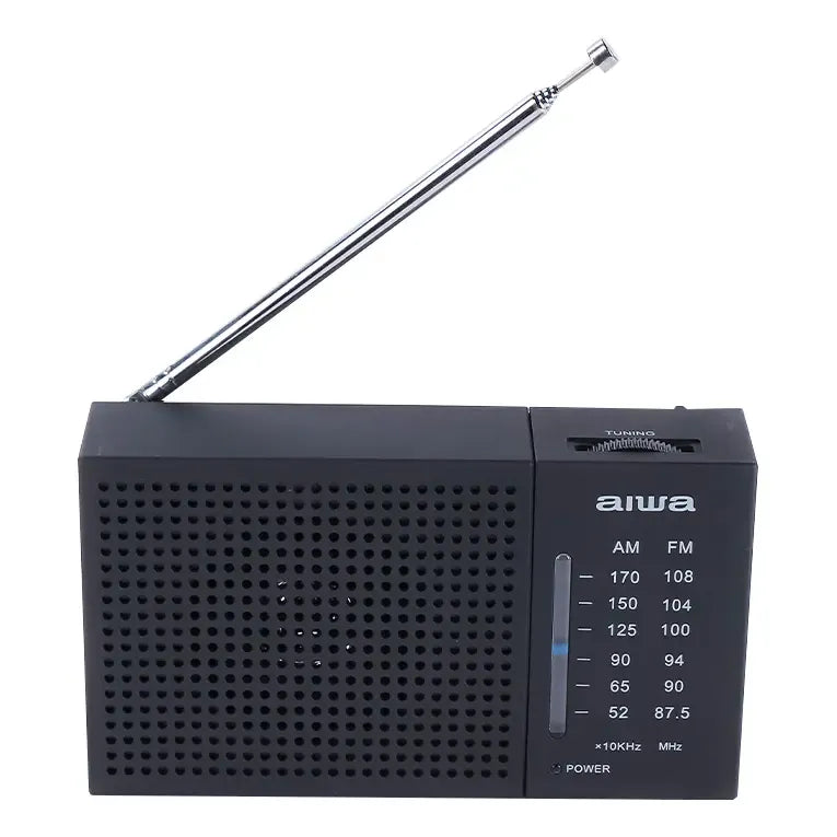 Radio Analógico Aiwa Am/fm De Bolsillo Negro