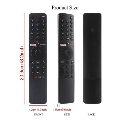 Control Tv Con Voz Xmrm-19 Compatible Para  Xiaomi Mi P1 Q1 Negro
