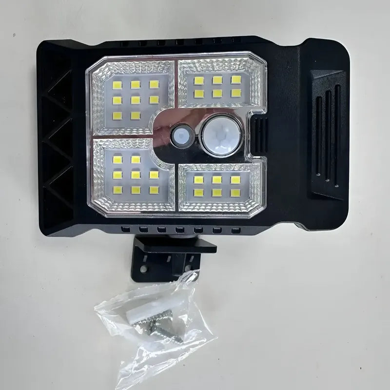 Mini Linterna Solar Clip Sensor Movimiento Exterior 13867a Negro