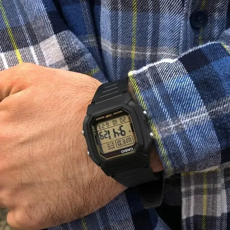 Reloj Pulsera Digital Casio Collection W-800hg-9av Negro Amarillo