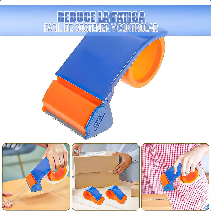 Dispensador De Cinta Cortador De Cinta De Embalaje Dispensad Naranja Con Azul