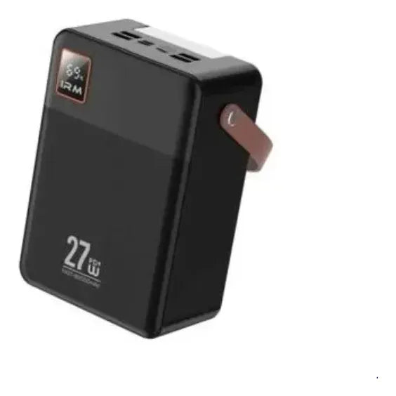 Banco De Energía De Alta Capacidad 80000mah Linterna Ir53 Negro