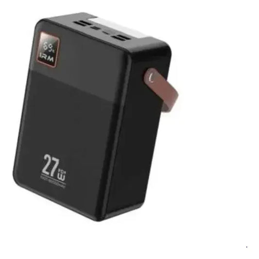 Banco De Energía De Alta Capacidad 80000mah Linterna Ir53 Negro