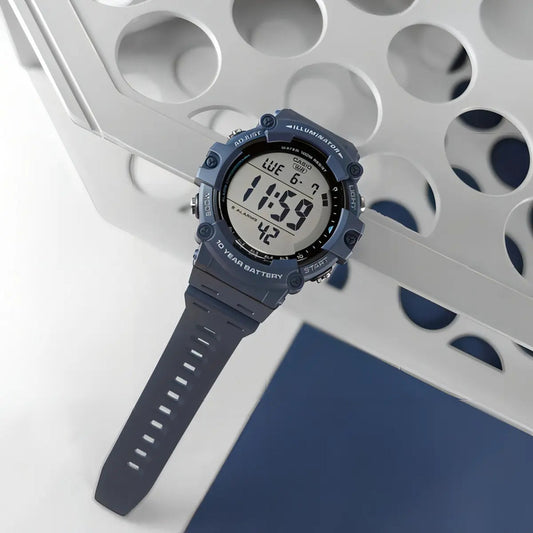 Reloj Digital Azul Casio Ae-1500wh-2avdf Para Hombre