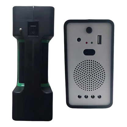 Kit Emergencia Camping Solar 3 Ampolletas Linterna+radio Mp3 Color Negro