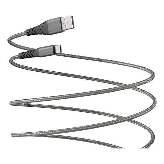 Cable Usb Tipo C 3mts Transferencia Datos Y Carga 2.4 Negro