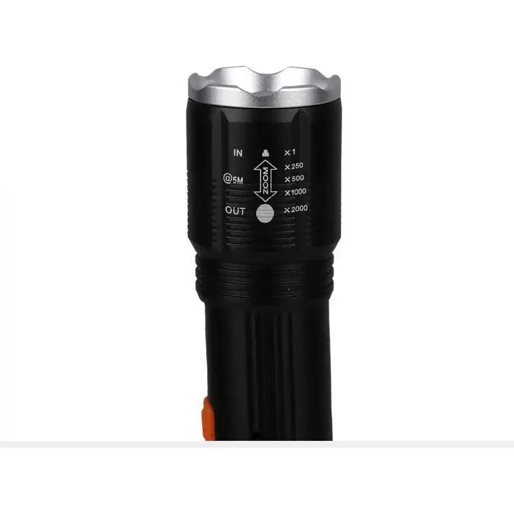 Linterna Fa-bx-p12 Rechargeable Zoom Flashlight With Cob+p50 Color De La Luz Blanco