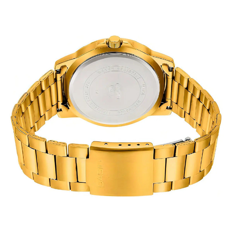 Reloj Hombre Casio Mtp-vd300g-1e Dorado Análogo / Color Del Fondo Negro