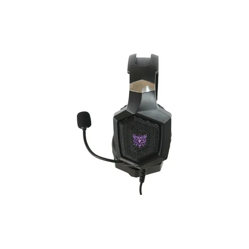 Audifonos Gamer Profesional  K8 Led Para Pc Con Microfono Negro