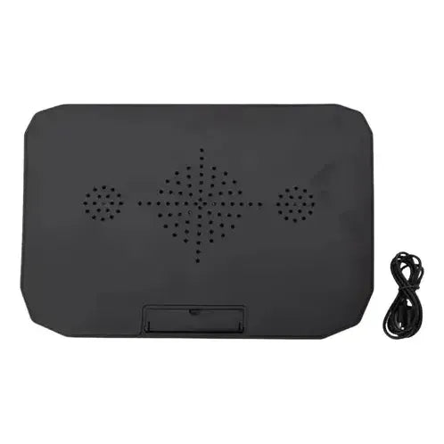Base Ventilador Notebook Base Cooler Notebook Mesa Enfriador Negro Azul