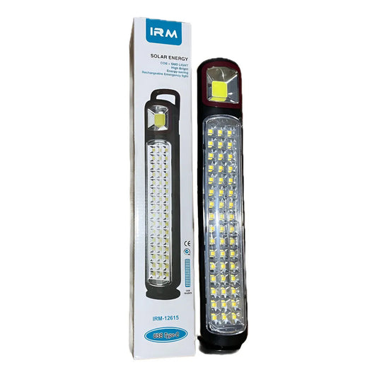 Irm Lámpara Emergencia Recargable Solar Usb Negro