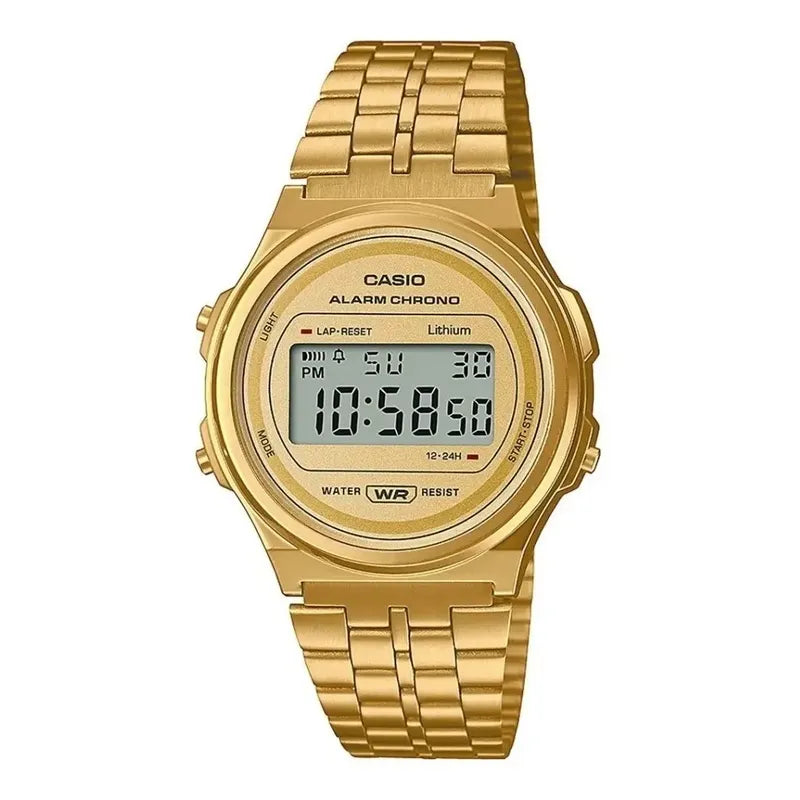 Reloj Casio Vintage Retro Dorado A-171weg-9a