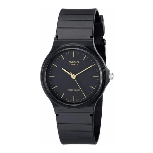 Reloj Pulsera Casio Mq-24-1e Con Correa De Resina Color Negro