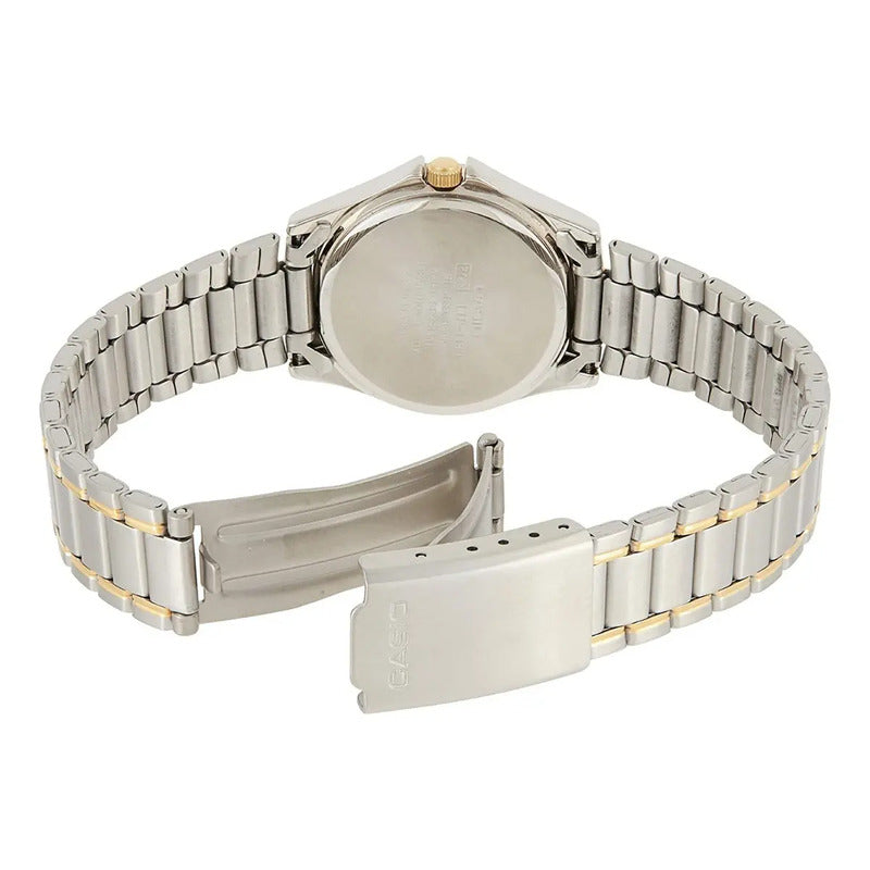 Reloj Análogo Casio Mtp-1183g-7adf Fechador Silver Gold Hombre