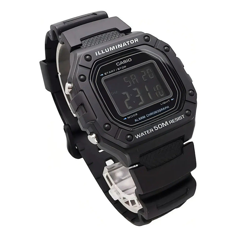 Reloj Estándar Casio W-218h-1bv Negro