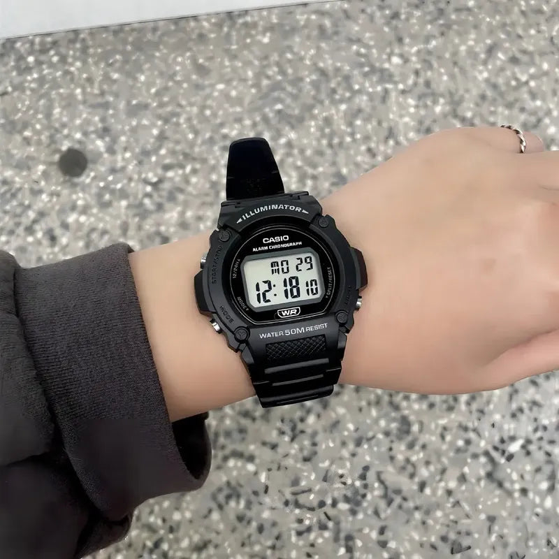 Reloj Casio Digital W-219h-1avdf Negro Gris