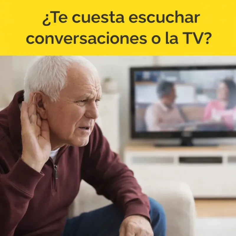 Audífono Amplificador Auditivo Recargable Galaad Con Reducción De Ruido Para Sordera Marrón Claro