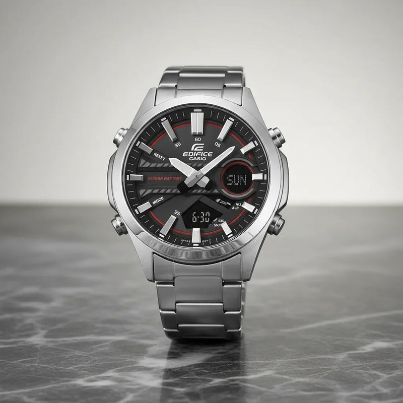 Reloj Casio Efv-c120d-1a4df Cuarzo Hombre Plateado