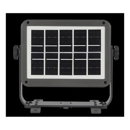 Reflector Led Solar Recargable Portable 200w Multifuncional Negro Blanco