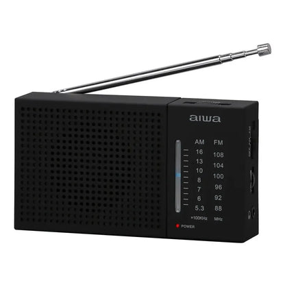 Radio Analógico Aiwa Am/fm De Bolsillo Negro