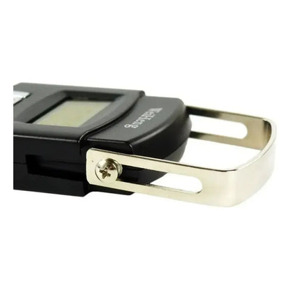 Balanza Pesa Mano Digital Electronica Colgante Portatil Lcd Color Negro