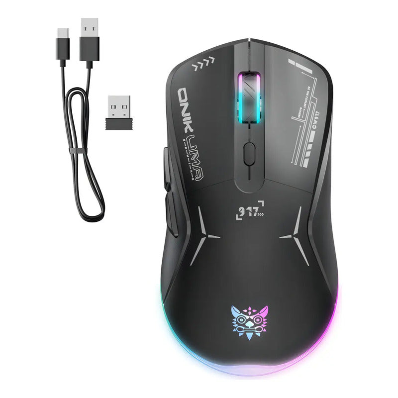 Mouse Gamer Inalámbrico Onikuma Cw917 Negro Cw917 Black 2.4g