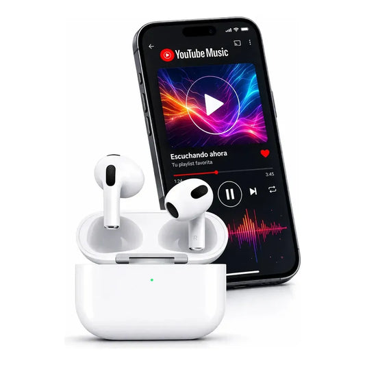 Audífonos Inalámbricos Vidvie Bt8001 Semi In Ear Con Bluetooth Y Micrófono Blanco
