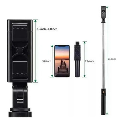 Palo Selfie Inalámbrico 3 En 1 Trípode Bluetooth Con Control