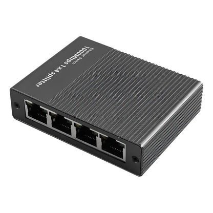 Adaptador Ethernet Rj45 Divisor De Red 4puertos 1000mbps