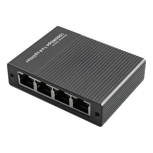 Adaptador Ethernet Rj45 Divisor De Red 4puertos 1000mbps