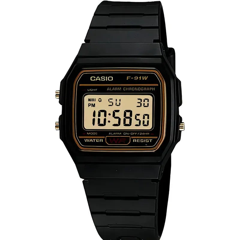 Reloj Unisex Casio Digital F-91wg-9qdf De 3 Atm