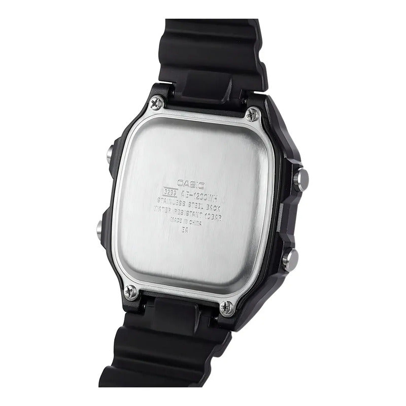 Reloj Pulsera Digital Casio Ae-1200wh-1b Con Correa De Resina Color Negro