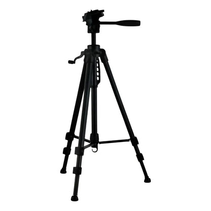 Tripie Para Celular Camaras Soporte Ajustable Aluminio Negro Negro
