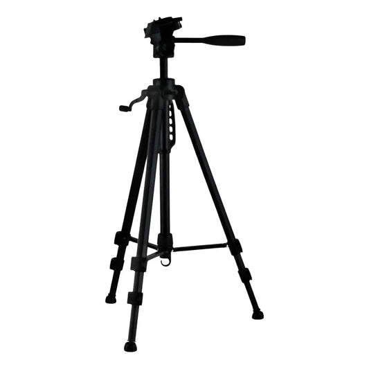 Tripie Para Celular Camaras Soporte Ajustable Aluminio Negro Negro