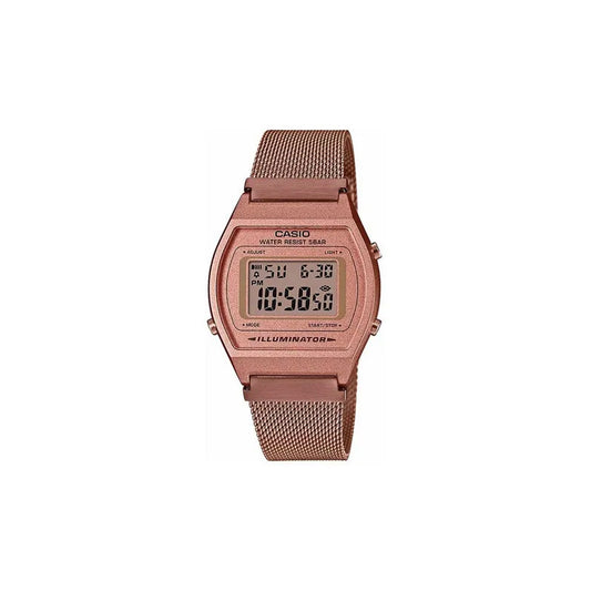 Reloj Digital Vintage Casio B640wmr 5ad Para Mujer, Correa Rosa, Color Bisel, Color Rosa, Color De Fondo Positivo Rose Relojes De Muñeca