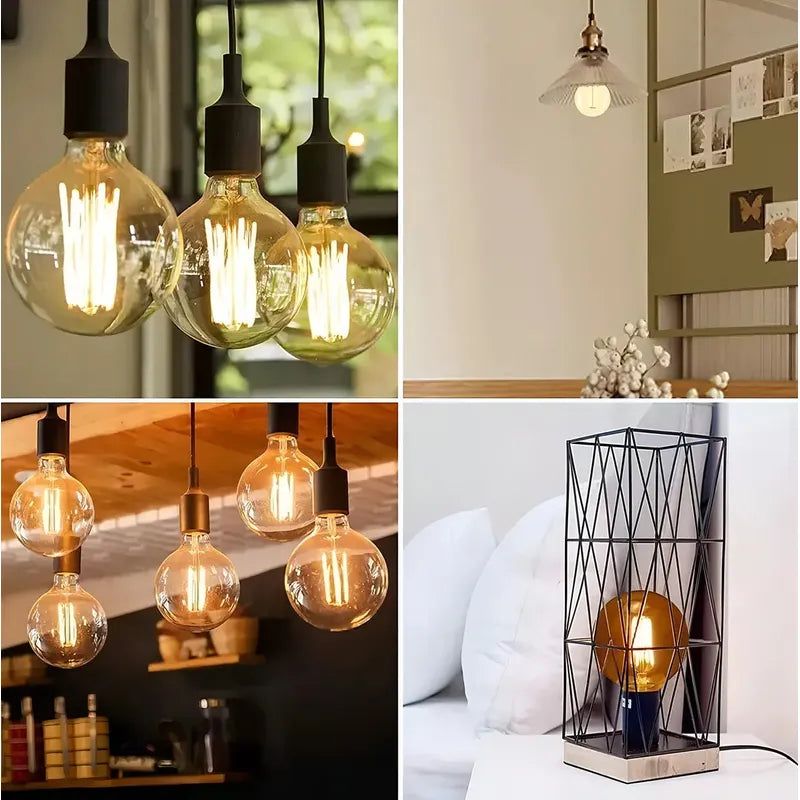Ampolleta Vintage Led Irm 6w Cálida E27 2200k 620lm Naranja Naranja Led