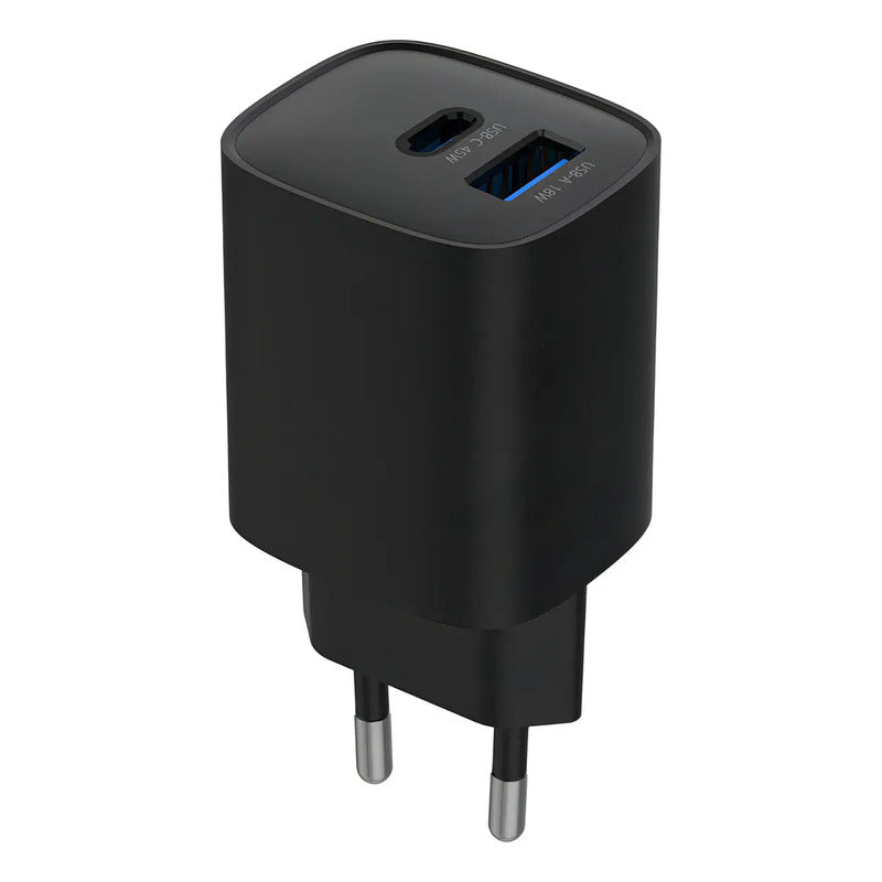Cargador Portátil Carga Rápida 45w + Cable Usb-c Master-g Color Negro