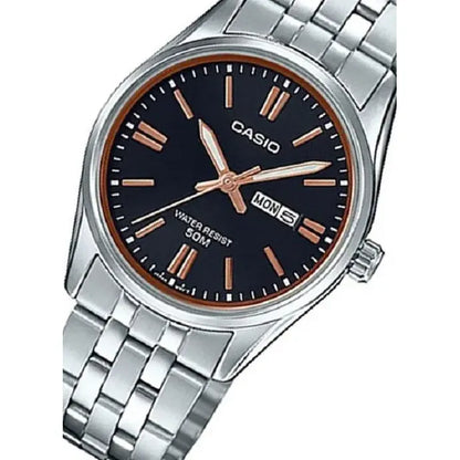 Reloj Casio Mujer Ltp-1335d-1a2vdf Plateado Oro Rosa