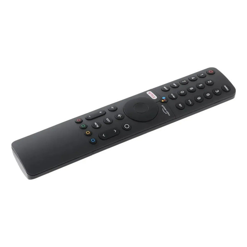 Control Tv Con Voz Xmrm-19 Compatible Para  Xiaomi Mi P1 Q1 Negro
