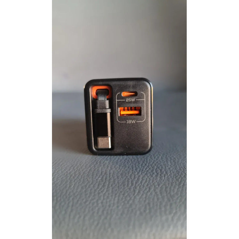Cargador 50w De Pared Carga Super Rápida Certificacion Sec Negro