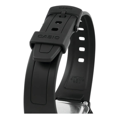 Reloj Pulsera Casio Digital Con Correa De Resina Color Negro - Fondo Blanco