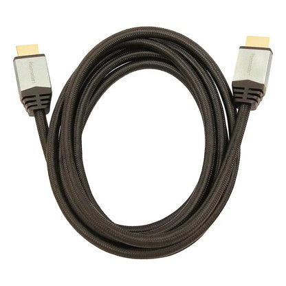 Cable Hdmi Tecmaster Alta Definición 2.1 8k 2m Compatible 3d Hdr Earc Negro