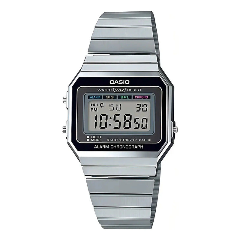 Reloj Casio Hombre A-700wm-7a Vintage Plateado