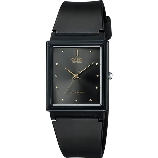 Reloj Casio Mq38 8a Unisex Correa Resina Negro Full Gris Oscuro Mq-38-8a
