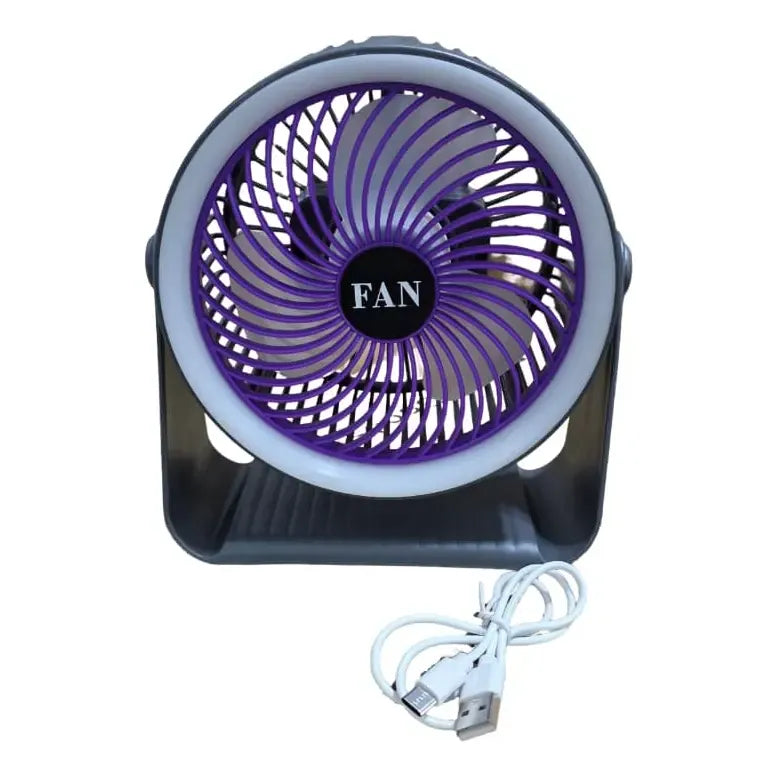 Ventilador Induvidual Usb Ajuste De 5 Velocidad De Viento 39.37 Cm Gris Oscuro Blancas Plástico 3