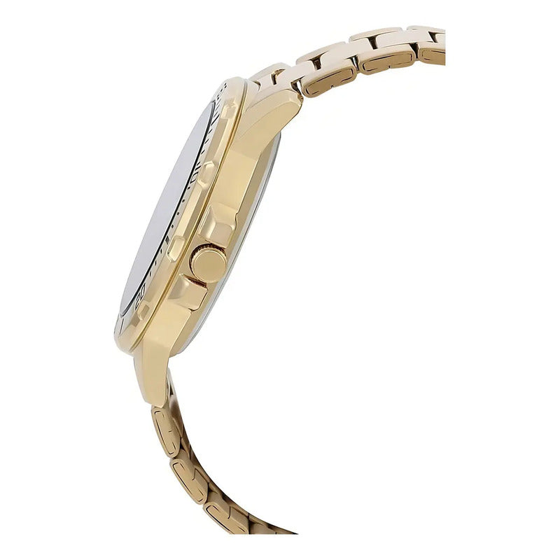 Reloj Casio Analógico Dorado Para Mujer Con Correa De Acero Inoxidable Negro